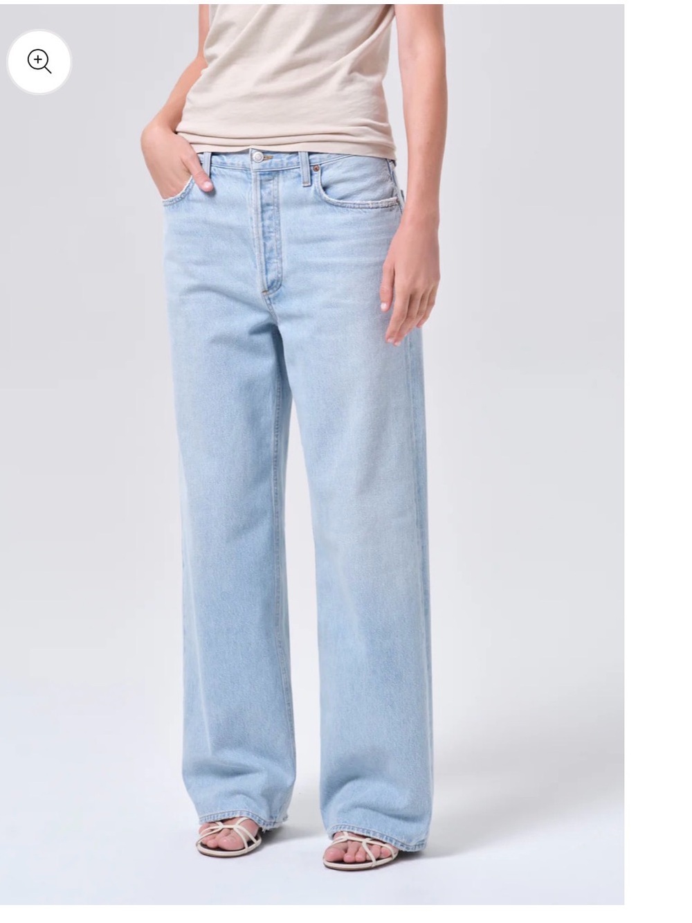 Agolde Low Slung Baggy Jeans